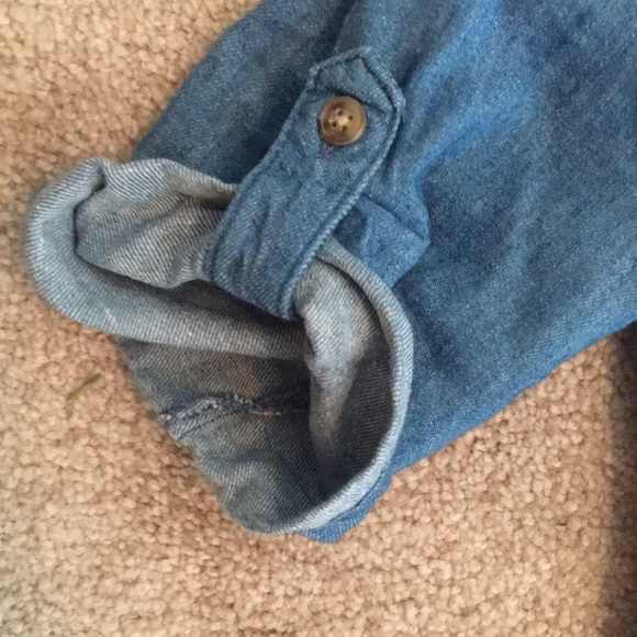 Chambray Maternity Dress - Picture 3 of 5